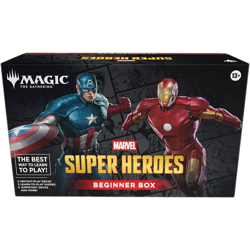 MTG | Kit Iniciante Marvel Super Heroes + 2 Dragon Shield Matte 100