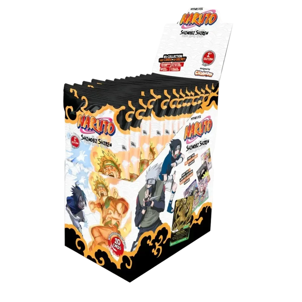 Booster Box Naruto Mythos Shinobi Shiren 1ª Edição — 24 Packs (Set 2)