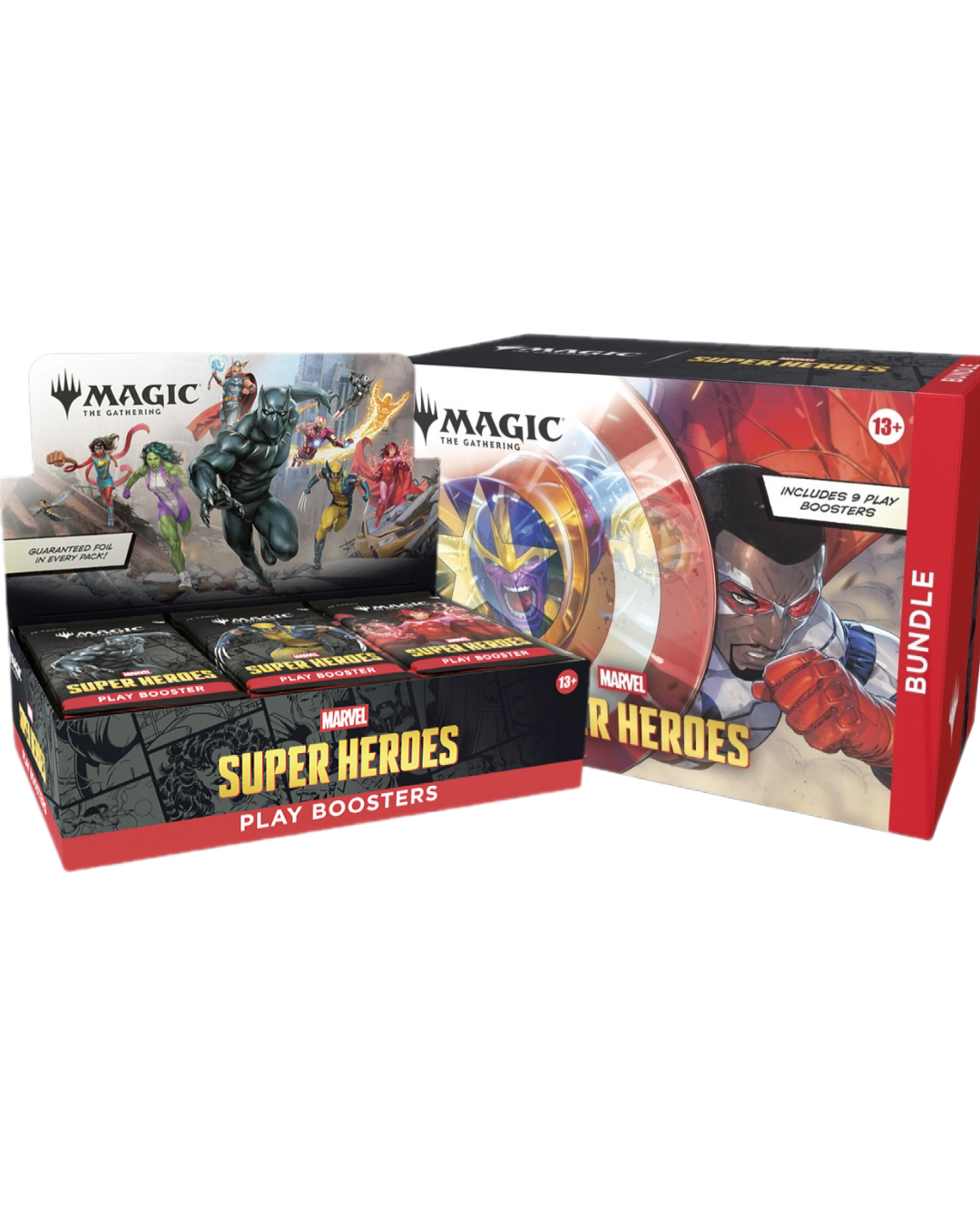 MTG Marvel Super Heroes — Combo: Play Booster Box + Bundle
