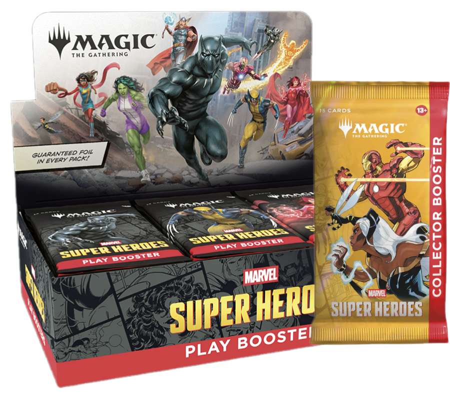 MTG Marvel Super Heroes — Combo: Play Booster + Collector Booster