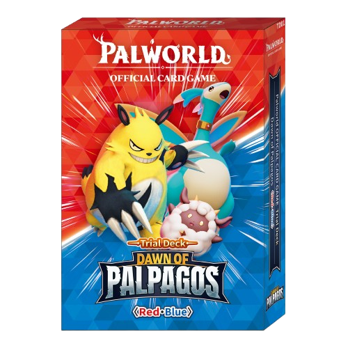 Palworld Official Card Game | Trial Deck Dawn of Palpagos Red & Blue-EN