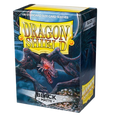 Dragon Shield Matte — Black | 100 Sleeves | 63 x 88 mm (Standard)