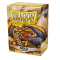 Dragon Shield Matte — Gold | 100 Sleeves | 63 x 88 mm (Standard)