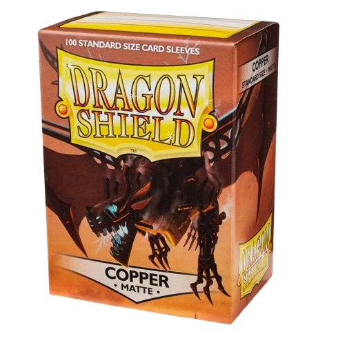 Dragon Shield Matte — Copper | 100 Sleeves | 63 x 88 mm (Standard)