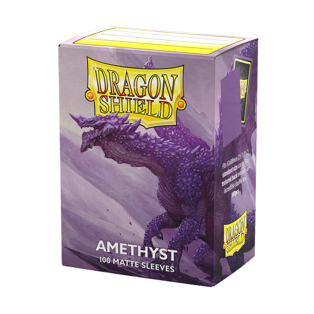 Dragon Shield Matte — Amethyst | 100 Sleeves | 63 x 88 mm (Standard)