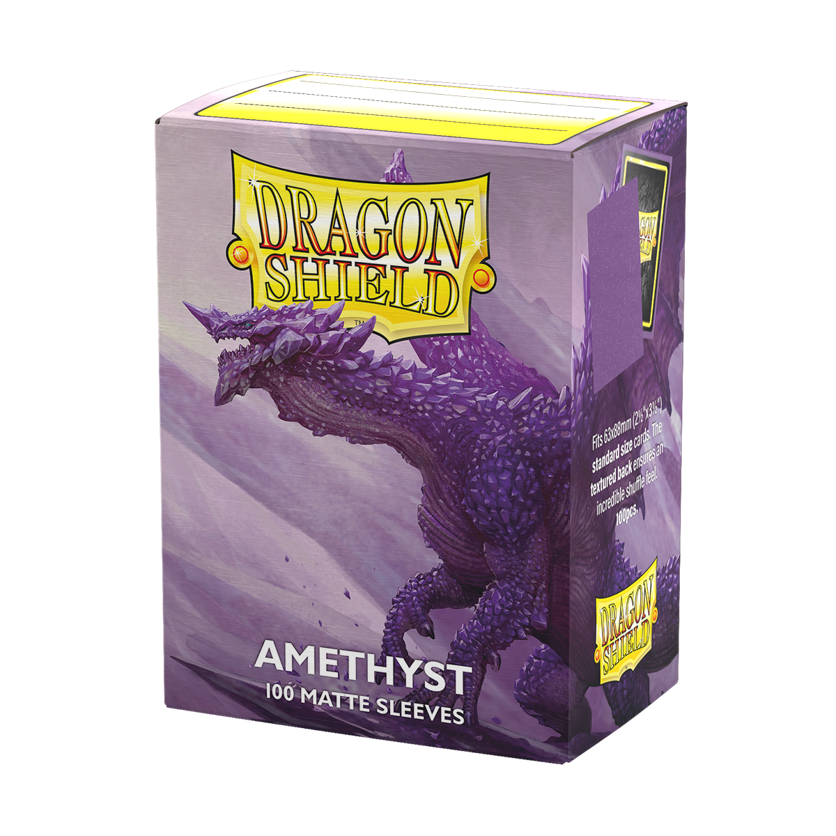 Dragon Shield Matte — Amethyst | 100 Sleeves | 63 x 88 mm (Standard)