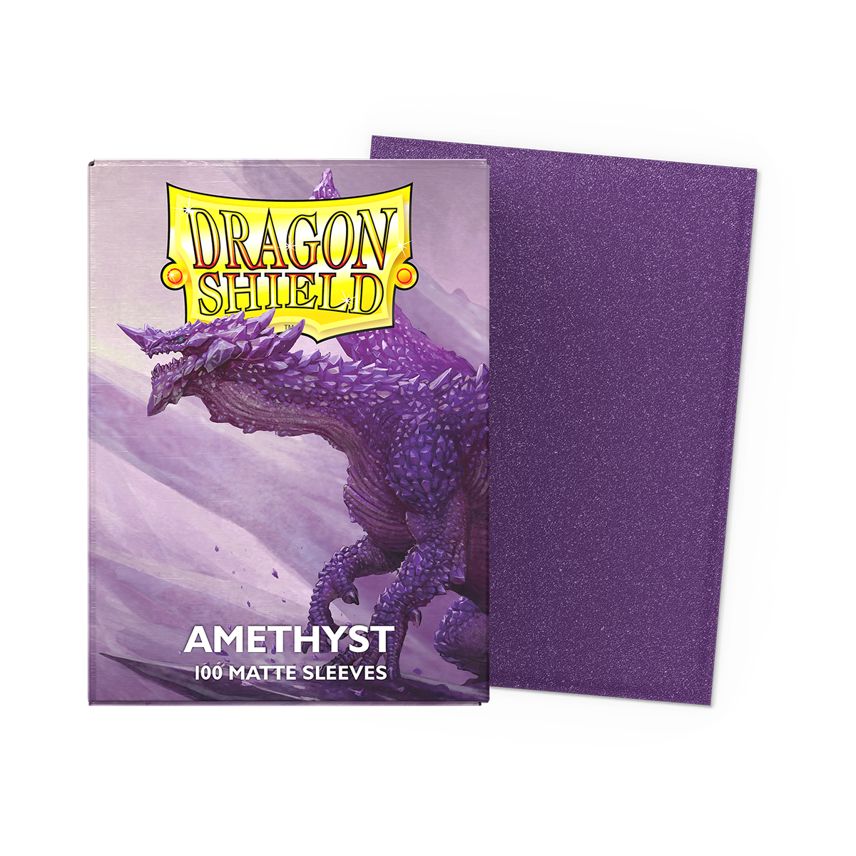 Dragon Shield Matte — Amethyst | 100 Sleeves | 63 x 88 mm (Standard)