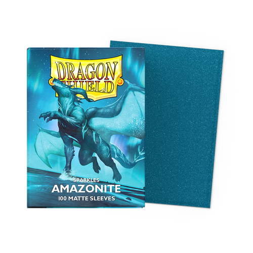 Dragon Shield Matte — Amazonite | 100 Sleeves | 63 x 88 mm (Standard)
