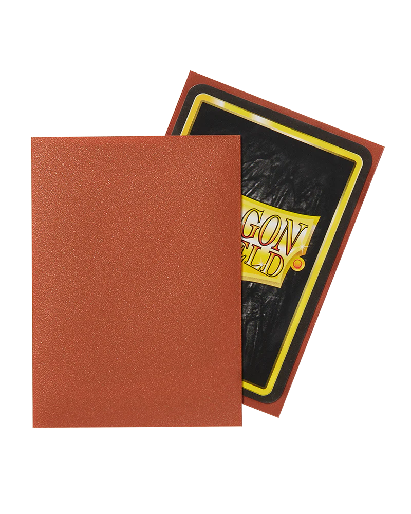 Dragon Shield Matte — Copper | 100 Sleeves | 63 x 88 mm (Standard)