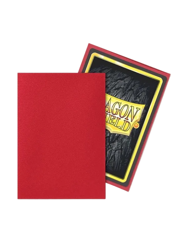 Dragon Shield Japanese Matte — Ruby | 60 sleeves | 59 x 86 mm