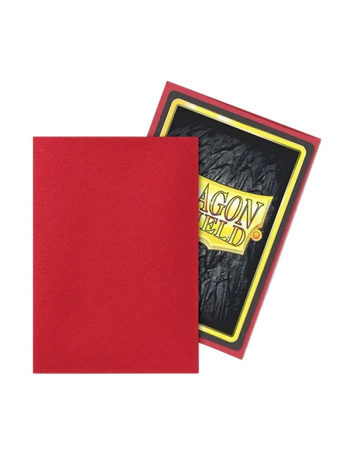 Dragon Shield Japanese Matte — Ruby | 60 sleeves | 59 x 86 mm